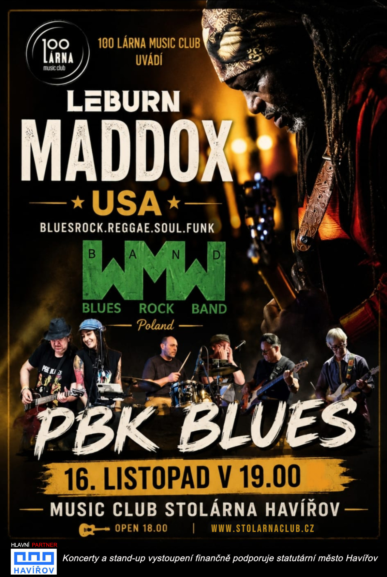 LEBURN MADDOX (USA) * PBK BLUES (HAV) * WMW BAND (PL)